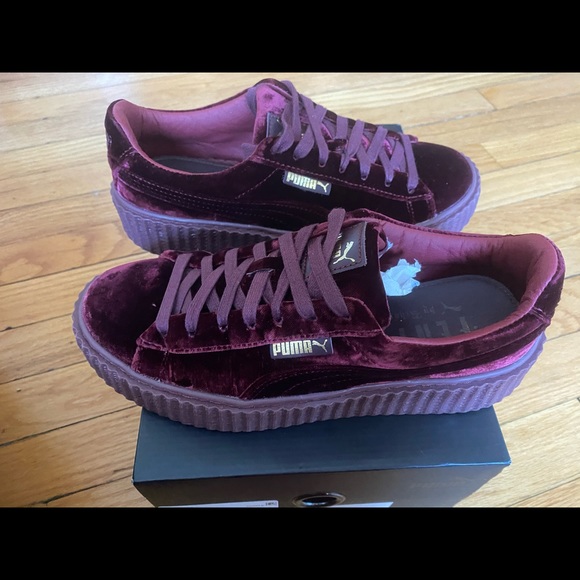 😍 SOLD! SOLD!Puma x Rihanna Fenty Velvet Creepers - Picture 6 of 8